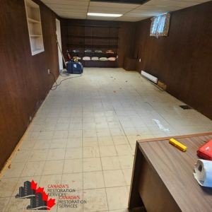 flooded basement water damage restoration Toronto