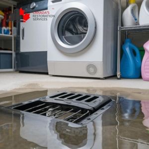 blocked basement drain water damage toronto