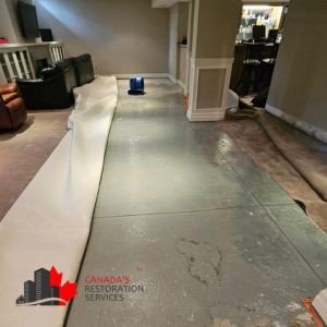 flooded basement water damage restoration Mississauga