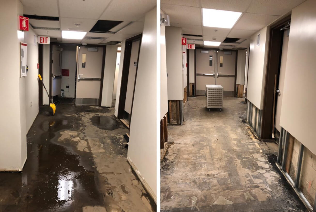 commercial water damage restoration