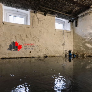 flooded basement cleanup and repair