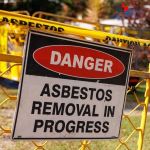 Asbestos removal job in Caledon.