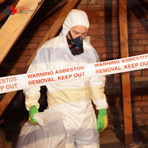 Asbestos removal job in Vaughan.